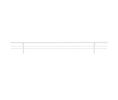 Rev-A-Shelf RSCSRSL-18CR-1 Sidelines Deluxe Shoe Rail, 17" Width - Chrome Finish