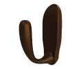 Rev-A-Shelf RSCSSL-HK-BZ-1 Sidelines Deluxe Single Hook - Bronze Finish
