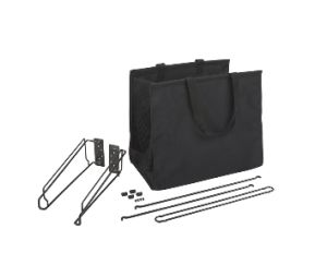 Rev-A-Shelf RSCTOHSL-24-1 Sidelines Deluxe Tilt-Out Cloth Hamper, 21" Width - Black Color