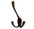 Rev-A-Shelf RSCTWSL-HK-BZ-1 Sidelines Deluxe 3-Way Hook, Coat & Hat Hook - Bronze Finish