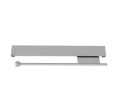 Rev-A-Shelf RSCVRSL-14-SC-1 Sidelines Deluxe Slide Valet Rod, 13-13/16" Depth - Satin Chrome Finish