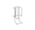 Rev-A-Shelf Corporation RSIRH-SM-1 Iron Holder - Silver Mist Finish