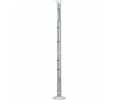 Rev-A-Shelf RSKWLD24-04-20E Snap Pin Style Telescoping Shafts For Kidney Shaped Lazy Susans - Zinc/White Finish - 20 per box