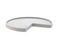 Rev-A-Shelf RSLD2401-18-11-10 Single Shelves, Plastic Kidney Lazy Susans, 18" Diameter - White Finish - 10 per Box