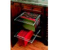 Rev-A-Shelf RSRV-DM-FDKIT Door Mounting Kit, Two Pair For Both Tiers - Silver Finish