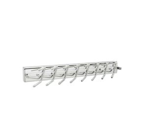 Rev-A-Shelf RSTRCPOSL-14-CR-1 Sidelines Pop-Out Tie Rack, Side Mount - Satin Chrome Finish
