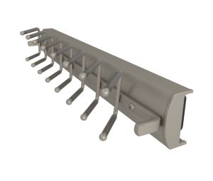 Rev-A-Shelf RSTRCPOSL-14-SN-1 Sidelines Pop-Out Tie Rack, Side Mount - Satin Nickel Finish