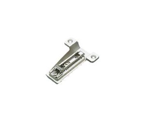 Salice America UBBAM3R09 Salice Face Frame Adapter Mounting Plate, 0mm Height, Die-Cast Steel- Nickel-Plated Finish