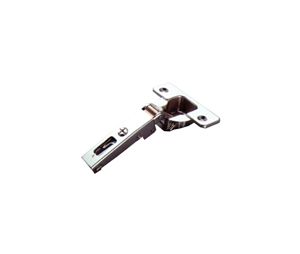 Salice America UBC2P9G99 120° Self-Closing Hinge, Half Overlay, Screw-On - Nickel-Plated Finish