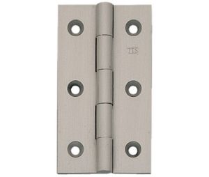 Sugatsune America SL105-SN Brass Butt Hinge, 2-9/16" x 1-1/2" - Satin Nickel Finish