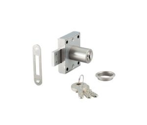 Sugatsune America SL8810-24 Cabinet Lock, 7/8" Cylinder Length - Satin Nickel Finish