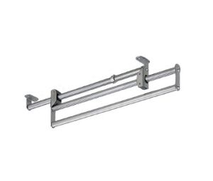 Sugatsune America SLA-400 26-3/16" Extension Hanger, 11 lb Weight Capacity - Satin Stainless Steel