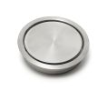 Sugatsune America SLAD-GD011-HL Multi-Purpose Lid with Soft-Close, 107 mm Bore Diameter - Satin Stainless Steel Finish