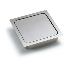 Sugatsune America SLAD-KH015-HL Multi-Purpose Lid with Soft-Close, 146 mm Lid Width - Satin Stainless Steel Finish
