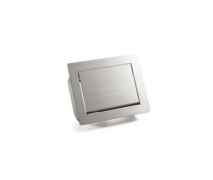 Sugatsune America SLAZ-GD232-HL AZ-GD Series Multi-Purpose Lid with Damper - Satin Stainless Steel Finish