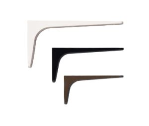 Sugatsune America SLBTK/UB120W Steel Shelf Bracket, 9-3/8" x 4-11/16"Size - White Finish