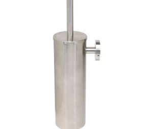 Sugatsune America SLDSB-09 Toilet Brush and Holder - Satin Stainless Steel Finish