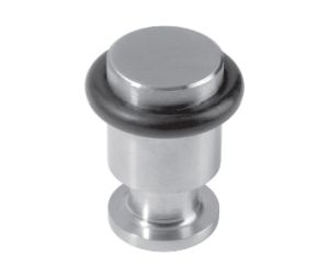 Sugatsune America SLDSD-02-L Door Stop, Floor Mount, 1-3/8" Diameter - Satin Stainless Steel Finish