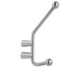 Sugatsune America SLDSH-03 Coat & Hat Hook, Double Prong - Satin Stainless Steel Finish