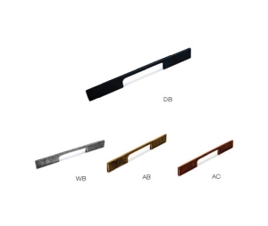 Sugatsune America SLES-Z001-224/AB Zinc Tapered Pull, 8-13/16" Center to Center - Antique Brass Finish