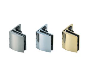 Sugatsune America SLGH-450-GA Glass Door Hinge, Inset Type, 5/16" Maximum Door Thickness - Gold Finish
