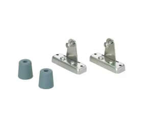 Sugatsune America SLHBFN-SZ Mounting Plate Set - Light Gray/Nickel Finish