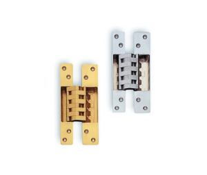 Sugatsune America SLHES-3038BK-SC Invisible Hinge, Concealed - Satin Chrome Finish