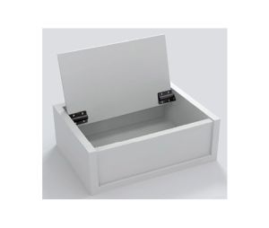 Sugatsune America SLHG-JHM9-U-WT Soft-Close Dampening Hinge, 1-11/16"L x 1-1/4"H - White Finish - 1 Set