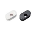 Sugatsune America SLLN-72DBLK Double-Sided Oval Grommet - Black Finish