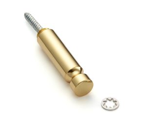 Sugatsune America SLSSF-10-GA Vanity Hook, Single Prong - 24K Gold, Clear Finish