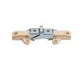 Sugatsune America SLT-90-200 European Concealed Hinge, Inset or Overlay - Ivory/Chrome Finish
