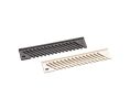 Sugatsune America SLTIEM-BR Tie/Scarf Rack, Side Mount - Brown Finish