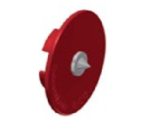 Sugatsune Corporation SLVL-CP3  Fastmount, Center Point Insert with Stainless Steel Tip for Very Low Profile Series - Red Finish