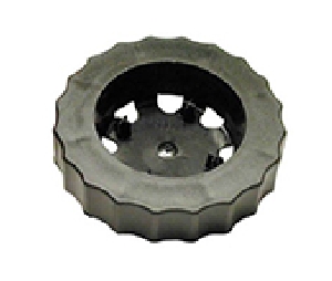 Titus TT2569-835 Leg Foot, Fixed (Black), Plastic 