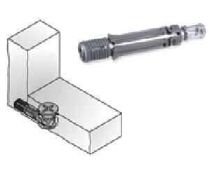 Titus TT5474-880  System 5 Dowels for Panel to Panel Applications, 5/16" Drill Diameter, Plastic/Zinc Finish - Dark Gray Finish, 100 Bag