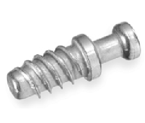 Titus TT6401-885  System 6 Dowels, Panel to Panel Applications, 3/8" Drilling Diameter - Zinc Finish