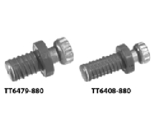 Titus TT6408-880  System 6 Dowels, Panel to Panel Applications, 3/16" Drilling Diameter, Zinc Finish - Dark Gray Color, 100 Bag