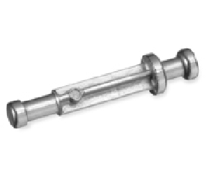 Titus TT6416-885  System 6 Dowels, Panel Sharing Applications, 3/4" For Panel Thickness - Zinc Finish, 100 Bag