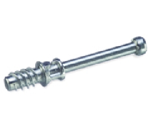 Titus TT9423-885  System 5 Dowels for Panel to Panel Applications, 15/16" Drilling Distance - Zinc Finish, 100 Bag