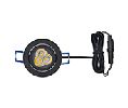 Tresco Lighting RSL-LED3DSP-CBL1 Pockit Spot, 2-5/16" Overall Diameter, 12° Swivel, 3 Watts, Cool White Light Color, 5000K Color Temperature, Black Finish