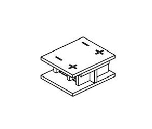 Tresco Lighting RSL-SPBTB10-1 Snap Panel Back-To-Back Link-Pack of 10