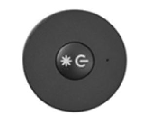 Tresco Lighting RSL-WLD-1RND-BL-1 Micro Dimmer Switch, Includes Lithium Battery, Wireless, Black Finish