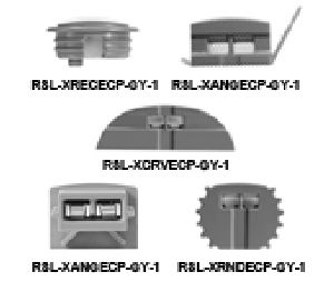 Tresco Lighting RSL-XRECECP-GY-1 Recessed End Cap Starter/Link, Gray Finish