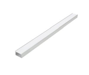 Tresco Lighting RSL-XFL94-SC-1 Infinex Flush Track with Diffuser, 94" Length, 12V DC - Satin Aluminum Finish