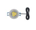 Tresco Lighting RSLLED-3DSP-CNI-1 Pockit 120L-Non-Linkable LED Puck Light, 3 Watts, Cool White Light Color, 5000K Color Temperature - Nickel Finish