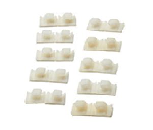 Tresco Lighting RSLWCLP-WH1 Wire Management Adhesive Clips, White Finish-Pack of 10
