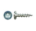 Würth USA SCCSMMXA08716R2Z  Hinge, Drawer Slide Screws, #8 Gauge, 7/16" Length, Coarse Thread, Type 17 Auger Point - Zinc Finish