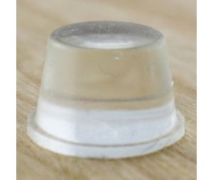 Würth USA WW0683135515 Polyurethane Bumpers, Cylindrical, 0.650" Diameter - Clear Color - 32 per Sheet