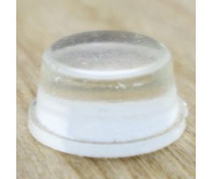 Würth USA WW0683135545 Polyurethane Bumpers, Cylindrical, 0.500" Diameter - Clear Color - 50 per Sheet