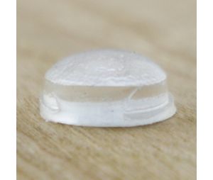 Würth USA WW0683135589 Polyurethane Bumpers, Hemispherical, 0.437" Diameter - Clear Color - 50 per Sheet